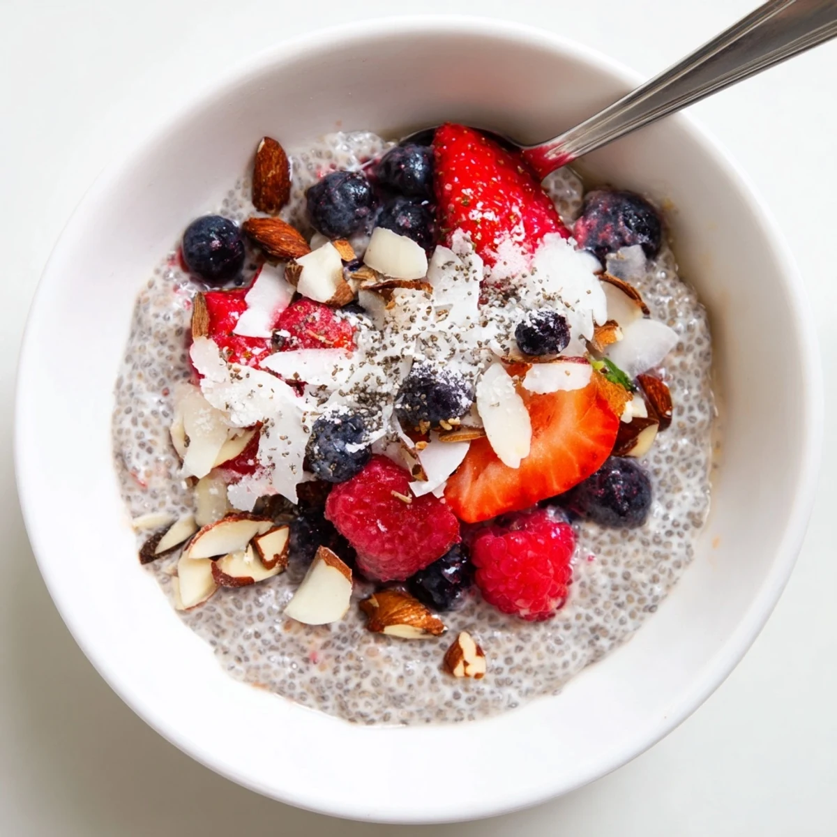 Vegan chia pudding recipes with cacao nibs and nut butter served chilled in parfait glasses