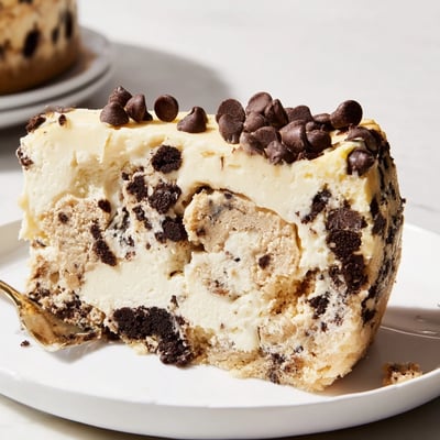 Chocolate Chip Cookie Dough Cheesecake