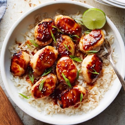 Spicy Maple Chicken Coconut Rice
