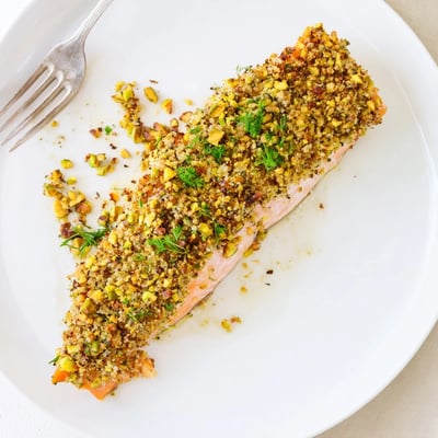 Maple Pistachio Salmon