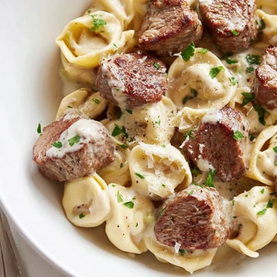 Garlic Steak Tortellini